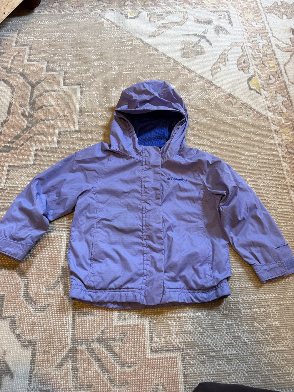 Columbia rain jacket lavender purple toddler 3T